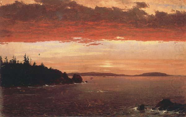 Frederic E.Church Schoodic Peninsula from Mount Desert at Sunrise china oil painting image